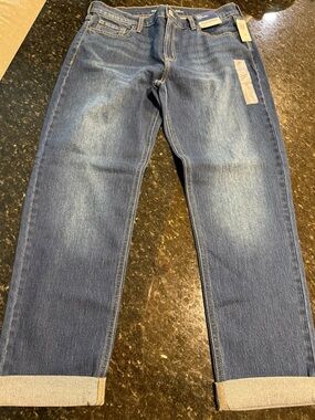 Old Navy Women's Blue Boyfriend Jeans